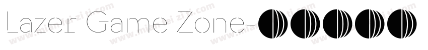 Lazer Game Zone字体转换